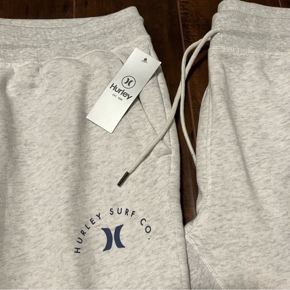 2 Hurley Men’s Fleece Jogger - XXL White - Picture 2 of 6